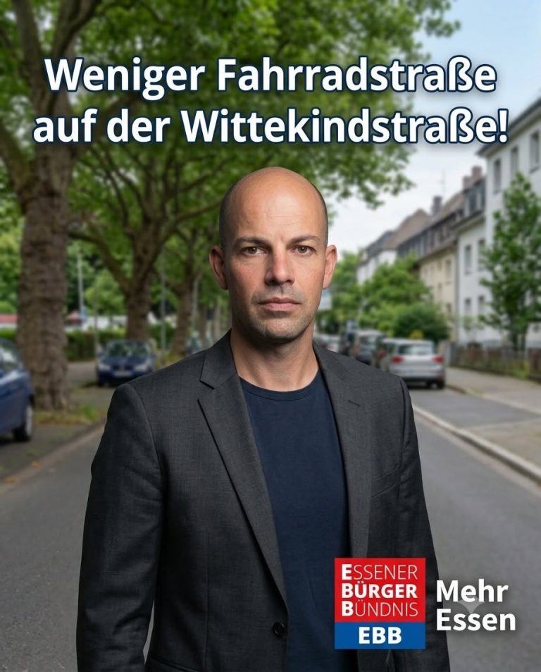 Endlich gesunder Menschenverstand: Keine Fahrradstraße auf der Wittekindstraße!