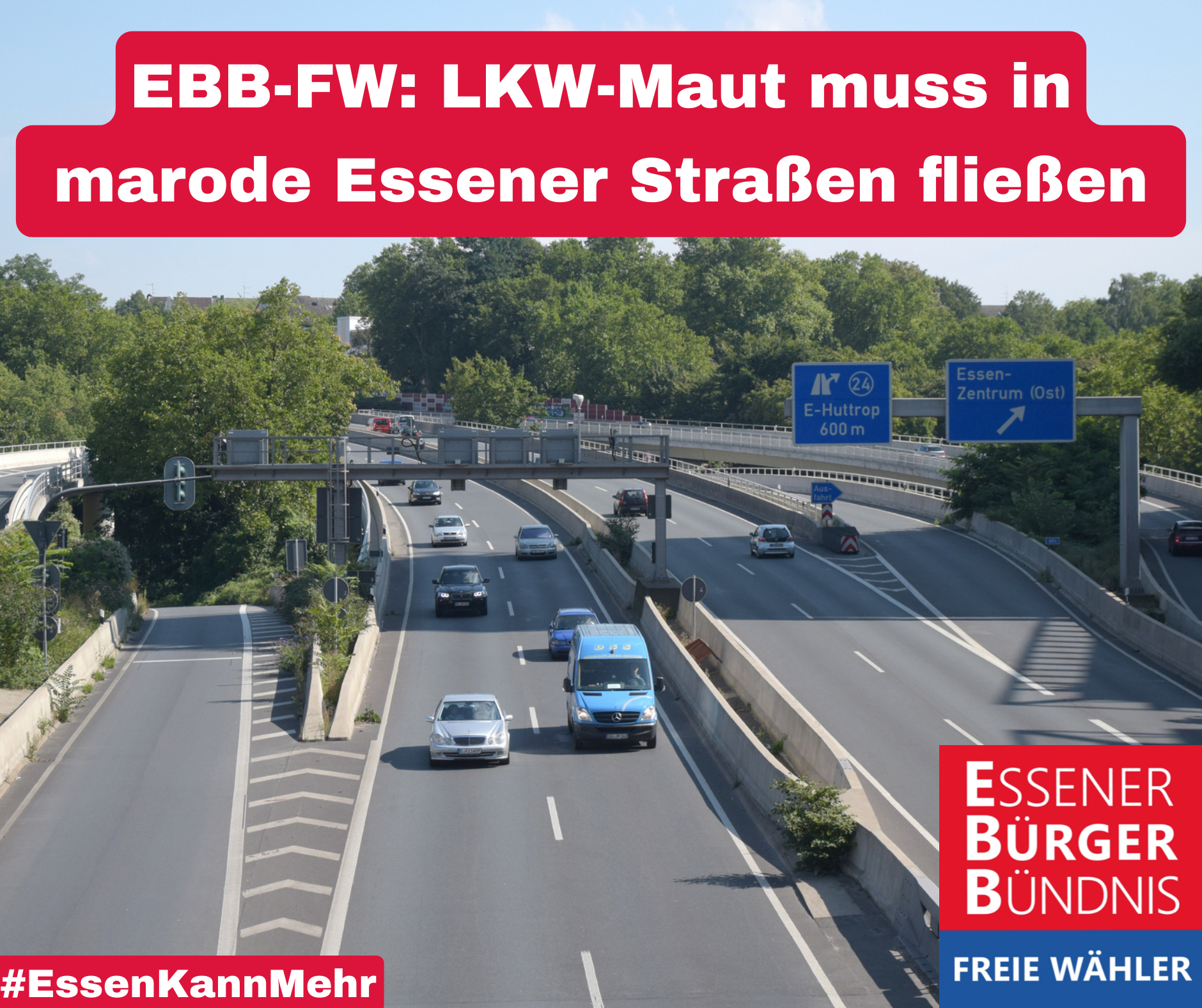 LKW-Maut muss in marode Straßen fließen