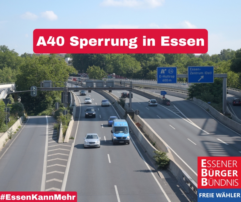 A40-Sperrung