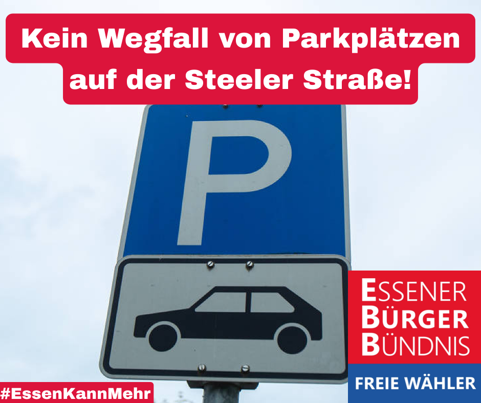 Posting Parkplätze Steeler Straße