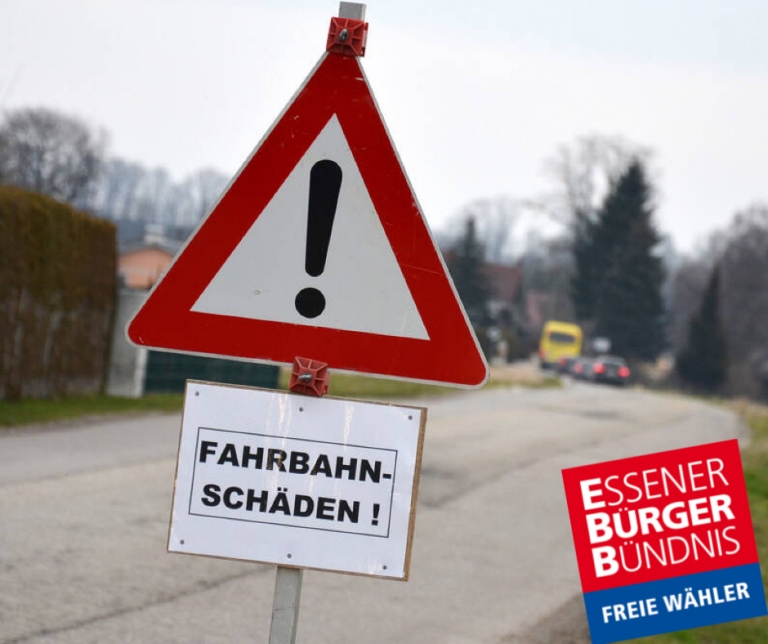 Mittel für Straßensanierung reichen nicht aus!