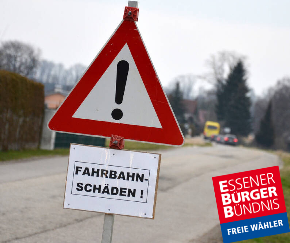 Mittel für Straßensanierung reichen nicht aus!